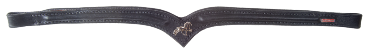 Kombi Browband with horse emblem