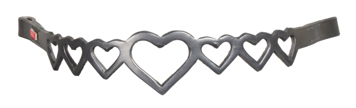 Kombi Browband with Multi Heart