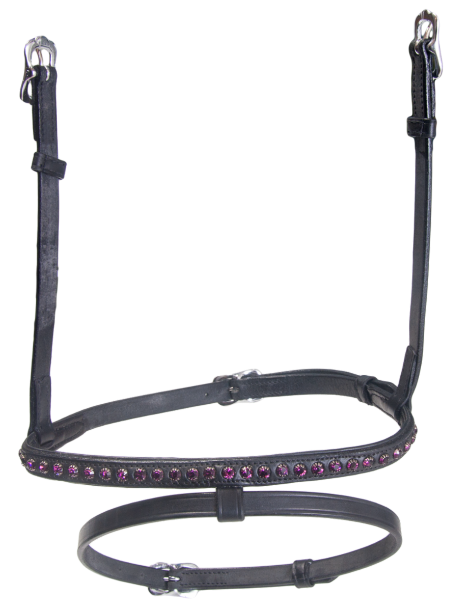 Combined noseband, 1 row crystals