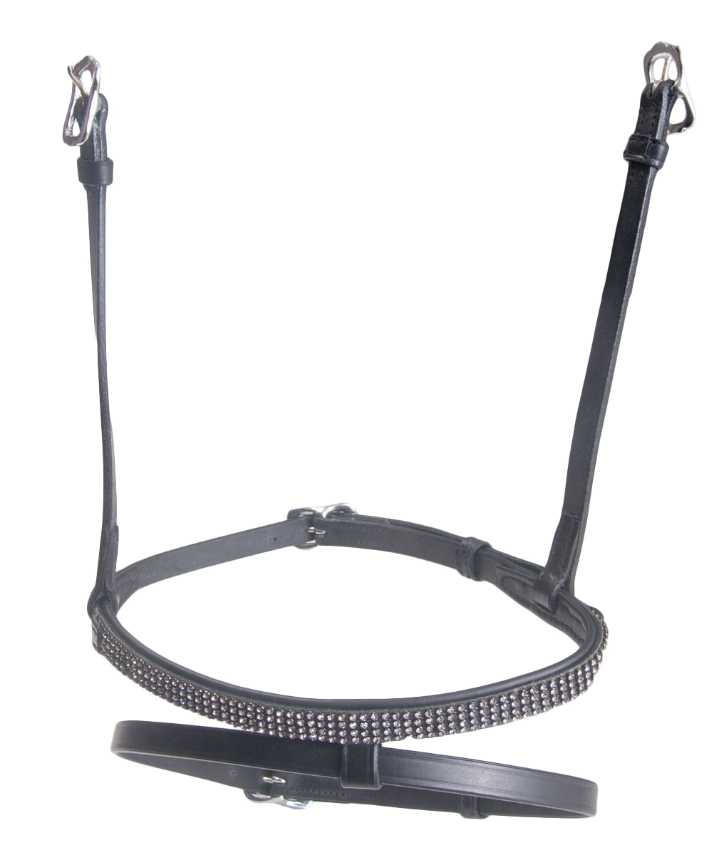 Combined noseband, 4 rows crystals