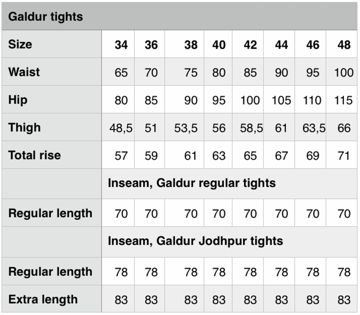 Galdur jodhpur riding tights