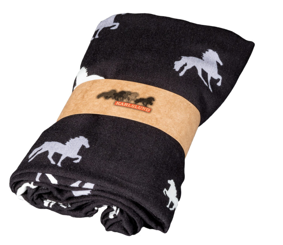 Scarf with horses