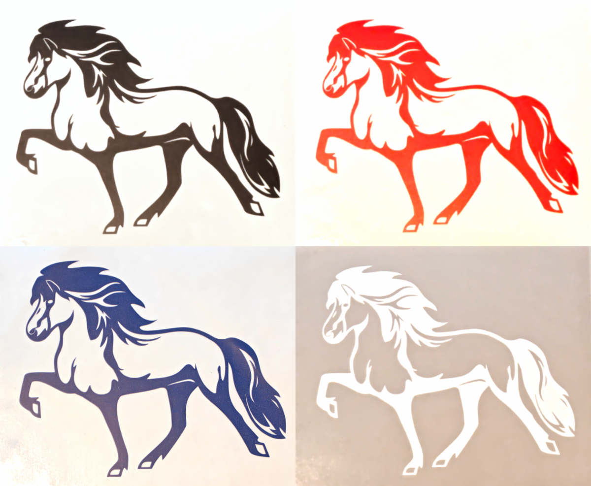 Br&uacute;si Icelandic horse sticker 