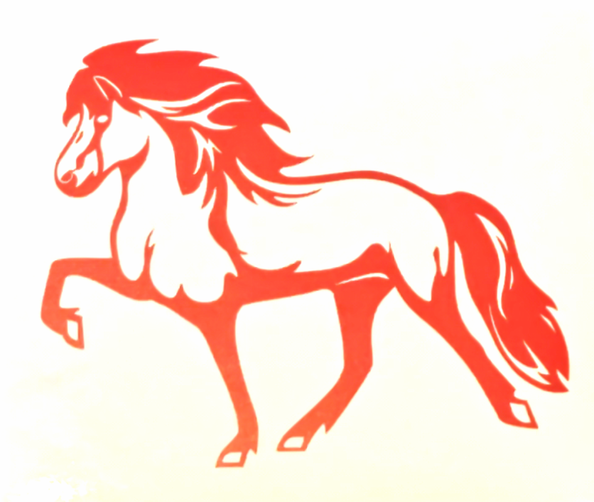 Br&uacute;si Icelandic horse sticker 