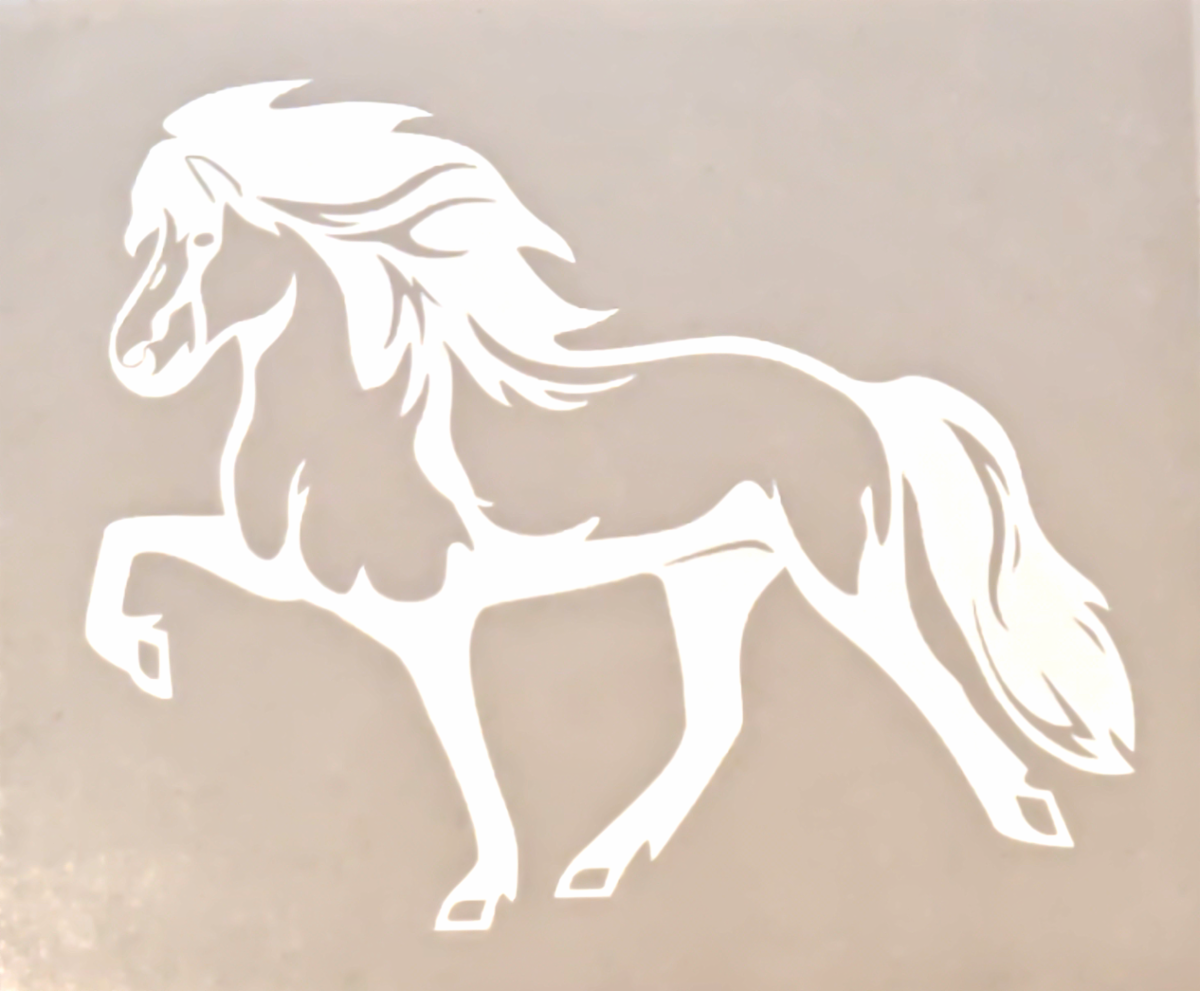 Br&uacute;si Icelandic horse sticker 