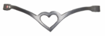 Kombi Browband with heart