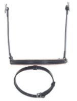 Kombi combined noseband w. glitter piping